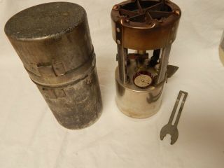 Vintage Coleman No.  530 Military Pocket Stove B46 Case/funnel/wrench.