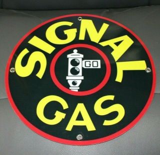 Signal Gasoline Gas Oil Sign