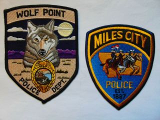 Montana Police Patch 2 Patches