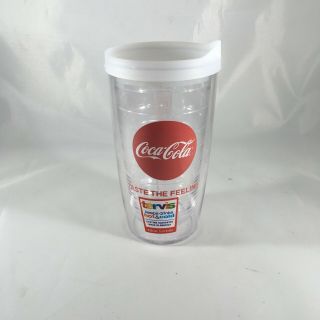 Tervis Coca - Cola Taste The Feeling 16oz Tumbler Cup With Lid