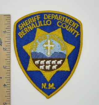 Bernalillo County Mexico Sheriff Department Patch (with Cross) Older Vintage