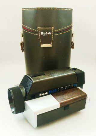 Vintage Kodak Xl33 8 Movie Camera With Box & Carrying Case.