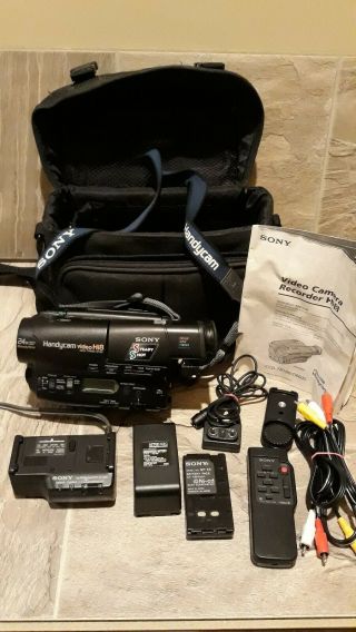 Euc Vintage Sony Handycam Ccd - Tr600 Hi8 8mm Analog Camcorder Hi - 8 Video Camera