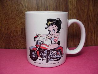 Betty Boop Mug 11 Oz Biker Design