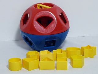 Tupperware Tuppertoys Shape O Ball Sorter Complete With 10 Shapes Learning Euc
