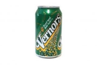 Vernors Vintage Soda Pop Ginger Ale Beverage Drink Detroit 12oz 12 Pack