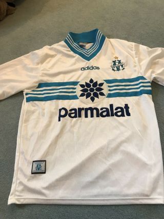 Om Olympique Marseille 1996 1997 Vintage Home Football Jersey M Maillot Shirt