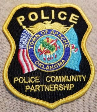 Ok Apache Oklahoma Police Patch