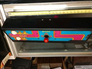 Ms Pac Man Table Control Panel W/ Joystick