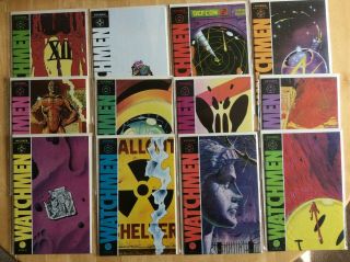 Watchmen 1 - 12 (1986) Entire Series - Nm To