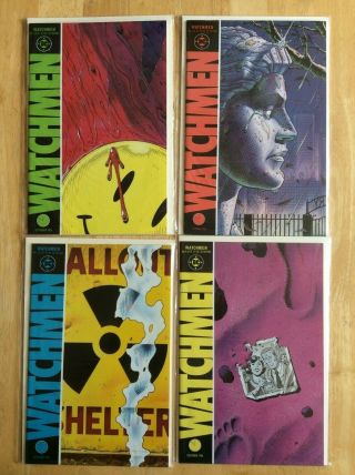 Watchmen 1 - 12 (1986) Entire Series - NM to 2