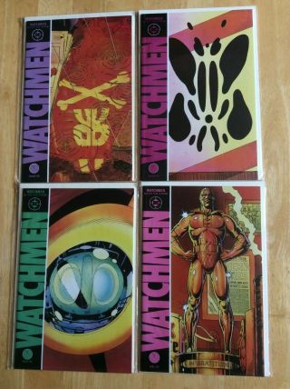 Watchmen 1 - 12 (1986) Entire Series - NM to 3