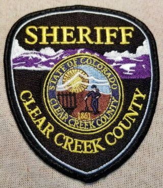 Co Clear Creek County Colorado Sheriff Patch