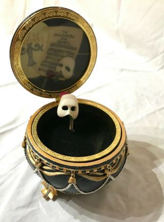 San Francisco Music Box Co - Phantom Of The Opera - Hinged Trinket Box