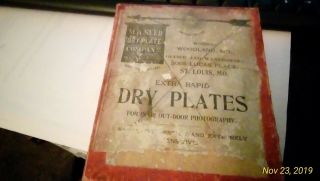 This Is A Box Of Vintage 14 Dry Plates From M.  A.  Seed Dry Plate Co.  20,  S & 30,  S