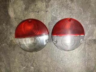1990 - 1997 Miata Clear/red Vintage Taillight Lenses For Sickspeed Rear Panel