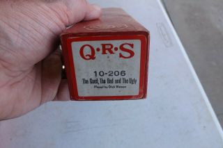 Qrs Player Piano Roll 10 - 206 The Good,  The Bad And The Ugly By Dick Watson Music
