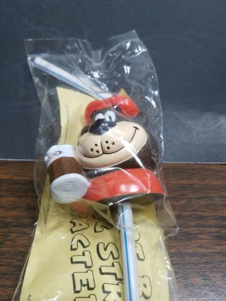 A&W root beer collectibles bear straw character year 1997 2