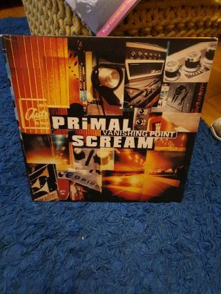 Primal Scream Vanishing Point Vinyl 2lp Ex/ex 1st Press Crelp178