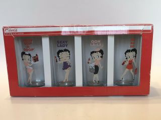 Vintage Betty Boop & Coca Cola Glass Set Brand Collector’s Item