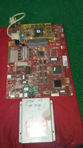 It Golden Tee 2003 Motherboard (red Pcb),  Hard Drive/