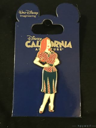 Wdi Disney Jessica As Buena Vista Street Hostess California Adventure Pin