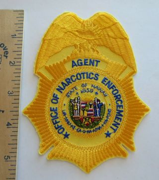 Hawaii Office Of Narcotics Enforcement Patch Vintage