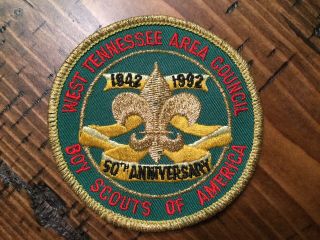 West Tennessee Area Council Old 50th Anniversary Cp Boy Scout Patch
