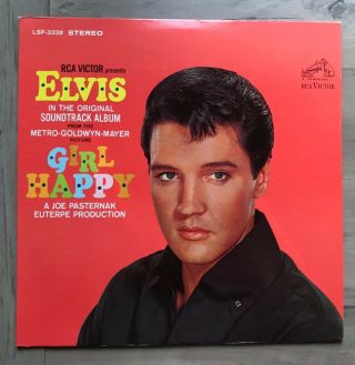 Elvis Presley Lp Girl Happy Stereo Lsp - 3338 Nm