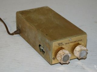Vintage Viking Pb - 60 Audio Vacuum Tube Preamplifier Full Fidelity Mini Pre Amp