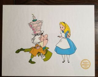 Disney " Alice In Wonderland " 1951| Limited Edition | Serigraph Cel Sericel