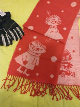 Moomin Valley Character Moomintroll Little My Red Scarf