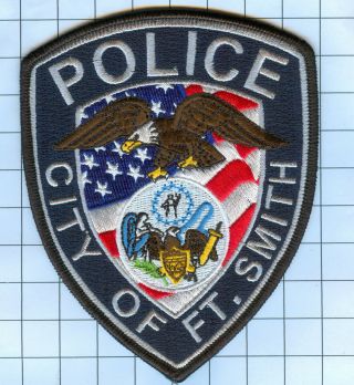 Police Patch - Arkansas - Ft.  Smith 5 X 4 "