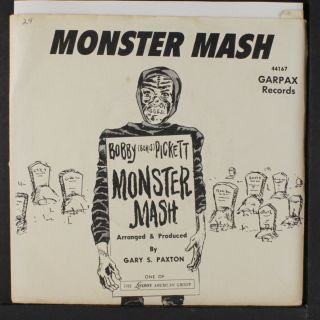 Bobby " Boris " Pickett: Monster Mash / Monster Mash Party 45 (ps,  Dj,  Tiny Wol)