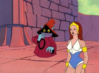 He - Man/she - Ra Masters Of The Universe Animation Art Orko And Sybiline Cel