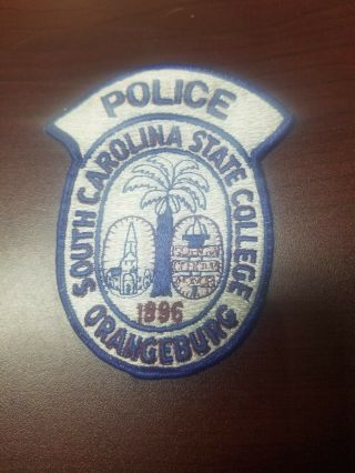 South Carolina State University College Orangeburg County Police Patch Sheriff