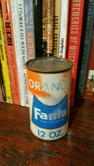 Fanta Orange 12oz Flat Top Soda Can Coca - Cola Toronto Canada