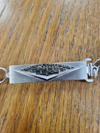 1959 Anson " Twin Lock " Squeeze Release Cadillac Certified Craftsman Key Chain