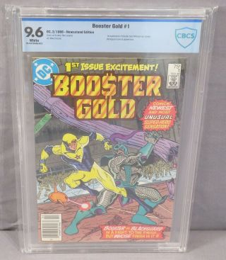 Booster Gold 1 (first Appearance) White Pages Cbcs 9.  6 Nm,  Dc Comics 1986 Cgc