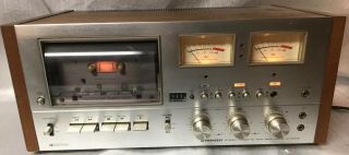 Cool Vintage Pioneer Ct - F9191 Cassette Tape Deck -
