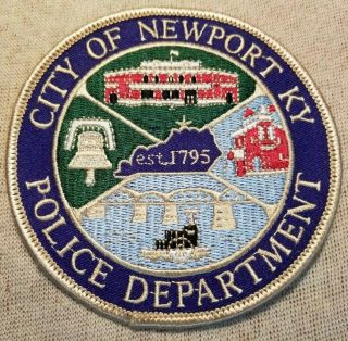 Ky City Of Newport Kentucky Police Patch