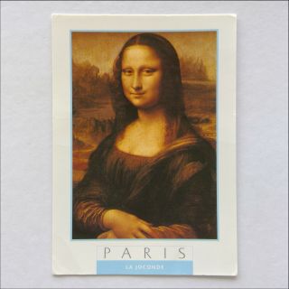 Paris The Mona Lisa Postcard (p380)