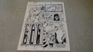 Art For Silver Sable 9 Page 22 Signed By Steven Butler And One Other