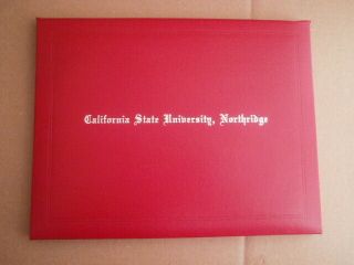 California State University,  Northridge - Diploma Degree Jacket / Cover