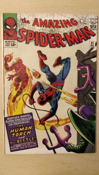 Marvel - The Spider - Man 21 (1965) 2nd App.  The Beetle
