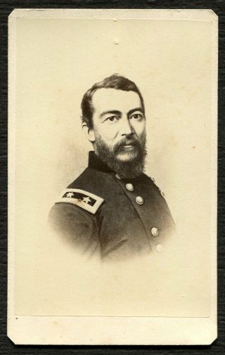 Cdv - Civil War - Union Major General Philip H.  Sheridan - Engraving