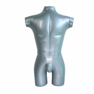 Inflatable Male Torso Model Half Body Mannequin Top Clothing Display Props