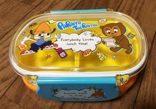 PARAPPA THE RAPPER PLASTIC LUNCH BOX JAPAN SONY OLD STOCK 2