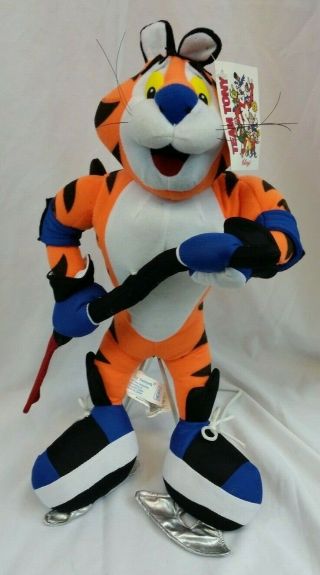 Kelloggs Tony The Tiger Hockey Player Frosted Flakes Plush Toy