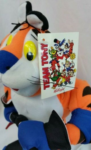Kelloggs Tony the Tiger Hockey Player Frosted Flakes plush toy 2